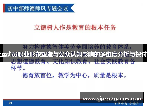 运动员职业形象塑造与公众认知影响的多维度分析与探讨